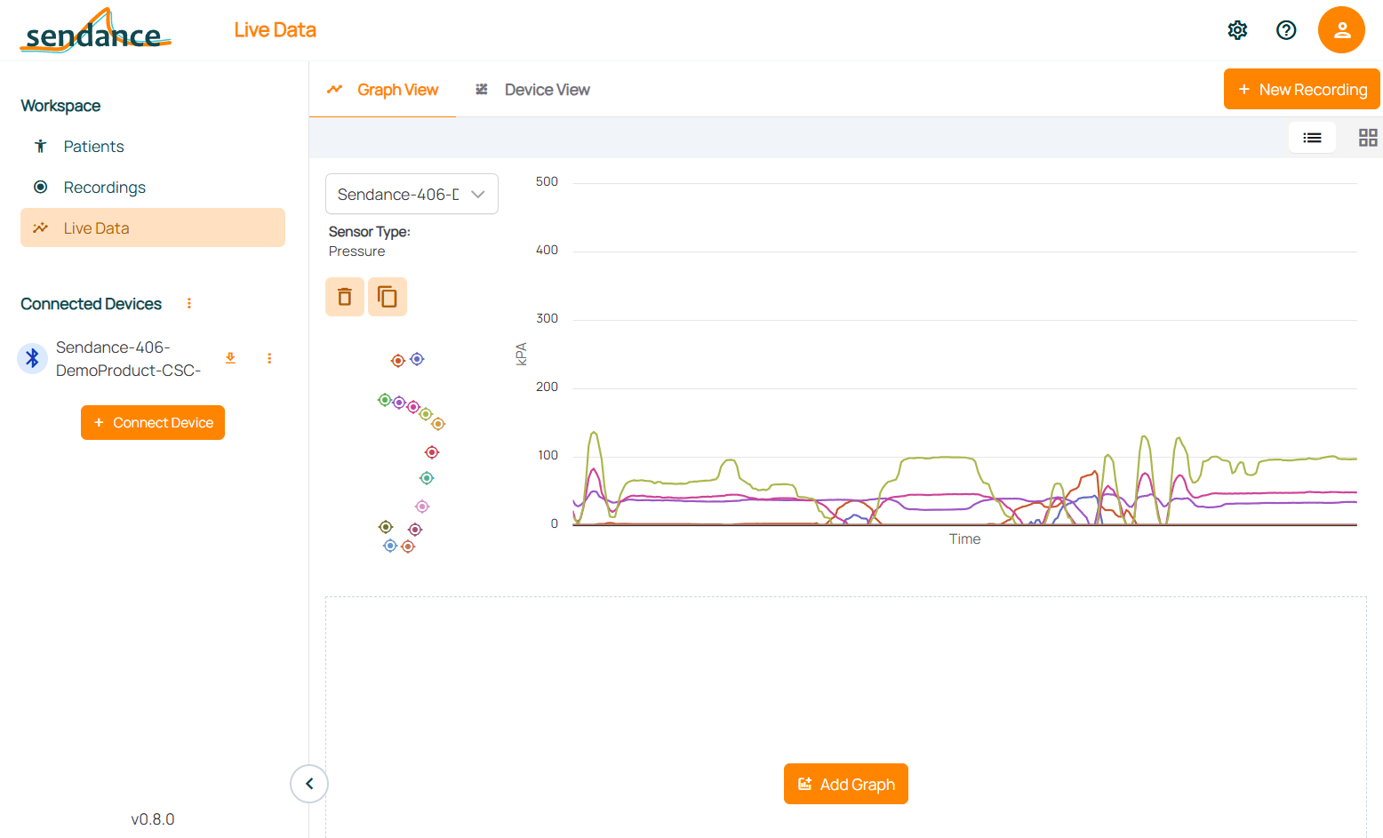 Live Data -- Example: Graph View